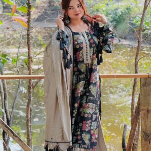 Digital Print Three Piece